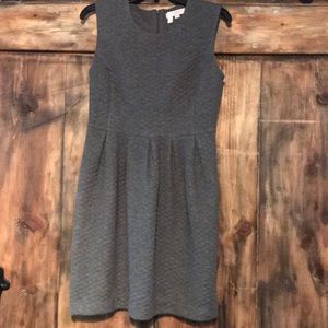 Loft gray sleeveless dress